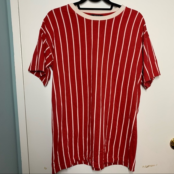 Striped Forever21 Oversized Tee - Picture 2 of 4